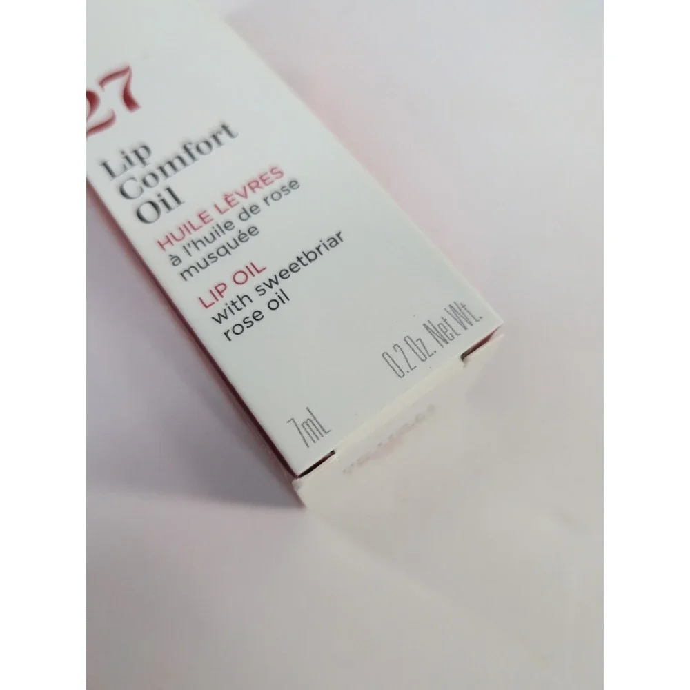 NIB HTF😍Clarins Paris Lip Comfort Oil 27 Fleeting Dew Hydrating Gloss 7ml .02oz